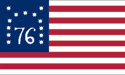13 star Bennington U.S. flag