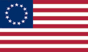 13 star Betsy Ross U.S. flag