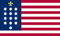 13 star French Alliance U.S. flag