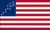 13 star Lyra U.S. flag