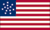 13 star Nellie Powell U.S. flag