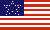 20 star Great Star Pattern U.S. flag