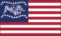 26 star Fremont Blue U.S. flag