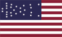 26 star Gildersleeve Comet U.S. flag