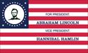 33 star Lincoln Election 1861 U.S. flag