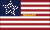 34 star Mozart U.S. flag