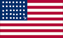 34 star Old Glory U.S. flag