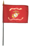 Marine Corps Retired Desk Flag