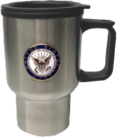 [Navy Stainless Steel Coffee Mugs]