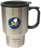 [Seabees Stainless Steel Coffee Mugs]