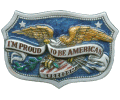 [Proud To Be American Belt Buckle]