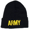 Army Letters Knit Watch Cap