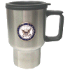 [Navy Stainless Steel Coffee Mugs]