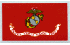 Marine Corps reflective flag decal