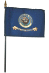 Navy Retired Desk Flag