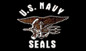[Navy SEALS w/Words Lt Poly Flag]