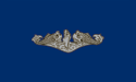 [Submarine Dolphins Silver Flag]