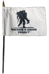 Wounded Warrior Desk Flag