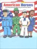 American Heroes coloring book