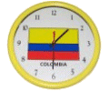 [Colombia Wall Clock]