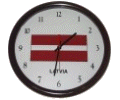 [Latvia Wall Clock]