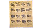 [History of Famous American Flags Parchment Document]