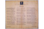 [Edgar Allan Poe's Poem - The Raven - Parchment Document]