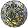 [Grand Army Of The Republic Veteran Memorial Grave Marker / Flag Holder]