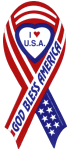 [Support Our Troops Ribbon Magnet]