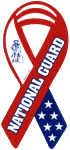 [National Guard Ribbon Magnet]