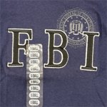 FBI Seal Blue Tee Shirt