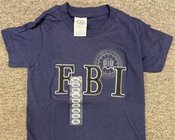 FBI Seal Blue Tee Shirt