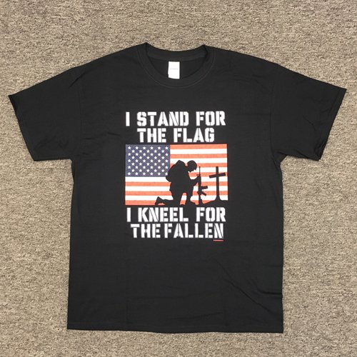 t shirt i stand for the flag