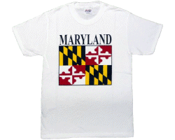 Maryland Flag Tee Shirt