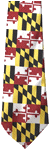 Maryland Flag Neck Tie