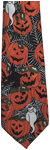 Pumpkins/Ghosts/Web Neck Tie