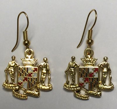 maryland seal earrings