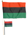 Afro American stick flags