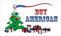 [Buy American - Christmas Flag]