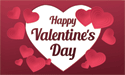 [Happy Valentine's Day Hearts Flag]