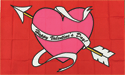 [Happy Valentine's Day Ribbon Flag]