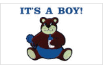 It's A Boy Bear flag