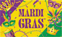 [Mardi Gras Confetti Design Flag]