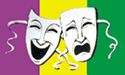 [Mardi Gras Masks Design Flag]