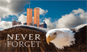 Never Forget Eagle flag