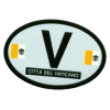 [Papal Oval Reflective Decal]