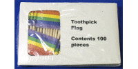 [Rainbow Toothpick Flags]