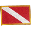 [Skin Diver Flag Patch]