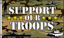 Support Our Troops Camo 3x5' flag