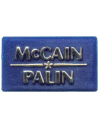 McCain-Palin plastic pin
